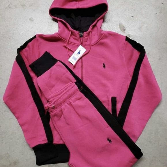 polo sweat suits for ladies